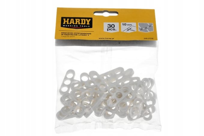 T-Type Tegeldistributiekruisjes 10mm - 30 Stuks