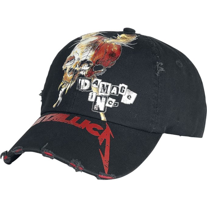 Metallica Distressed Unisex Cap - zwart - Standard