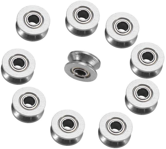 Kogellagers voor mini-riemschijf en lineair systeem - V-groefkogellagers V624ZZ.
