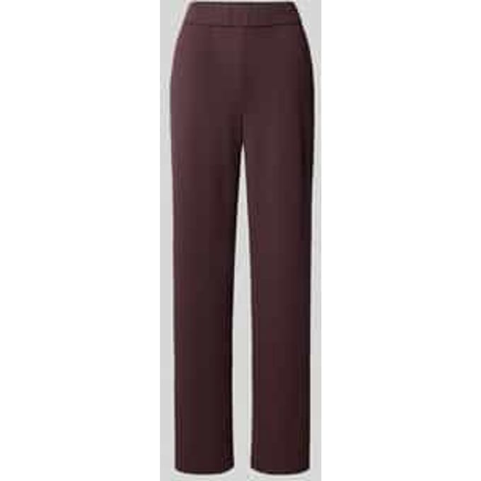 straight fit broek met elastische band