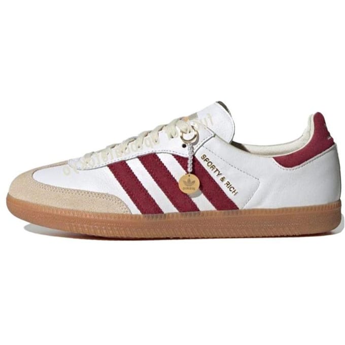 adidas Samba x Sporty & Rich White Burgundy