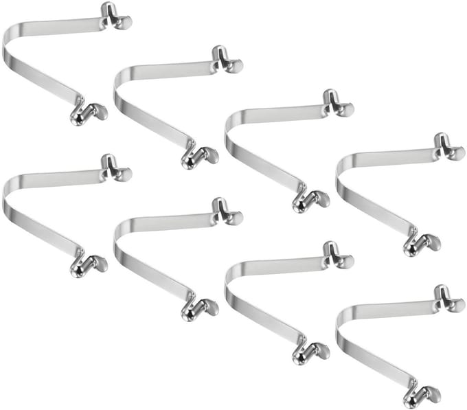 8.5 x 6mm Kayak Pala Push Buttons - 8-Pack Dubbele Pin Locking Clips voor Camping en Tenten