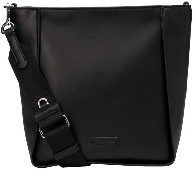 Marc O'Polo schoudertas Vida Hobo Bag Black zwart