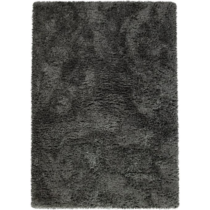 Hoogpolig tapijt Milan antraciet 80x150 cm