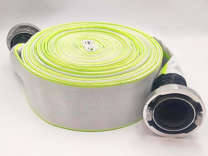 Bouw en industriële platte slang 3 inch 30 meter met Storz-koppelingen