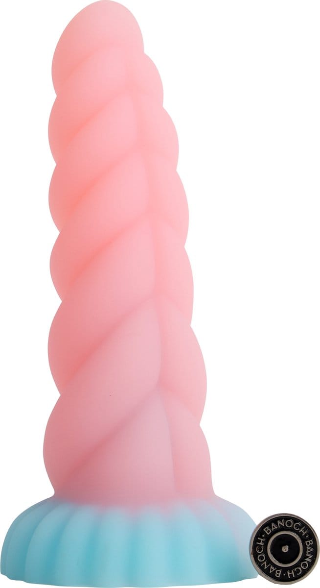 Banoch | Dildo twirl | roze siliconen | zuignap | fantasy