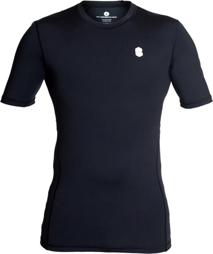 BLINDSAVE Compressie Shirt Zwart - Korte mouwen - S