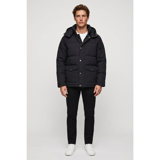 Brooks Brothers Down Jacket Black Größe: M | Winterjacken Outlet | Herren | Schwarz