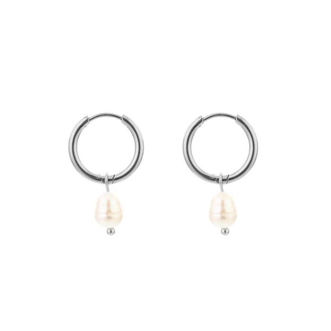 Bijoutheek Oorhanger Zoetwater Parel Zilver