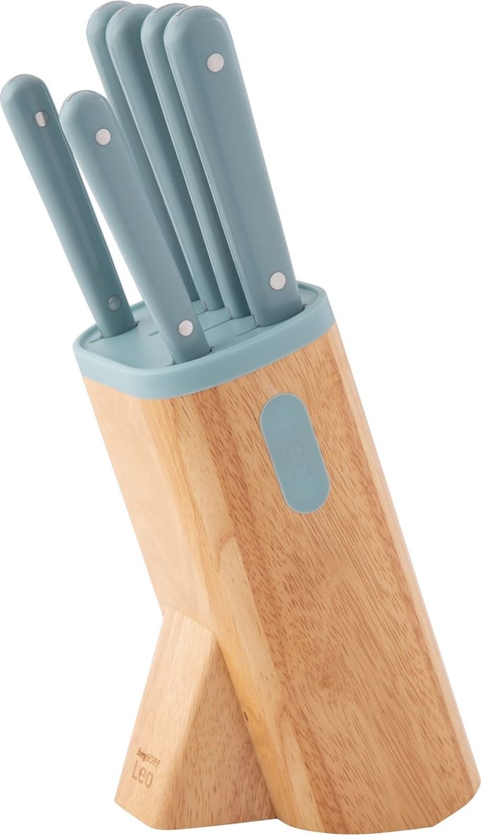 LEO 7-delige messenblok Glints Slate - Blauw -