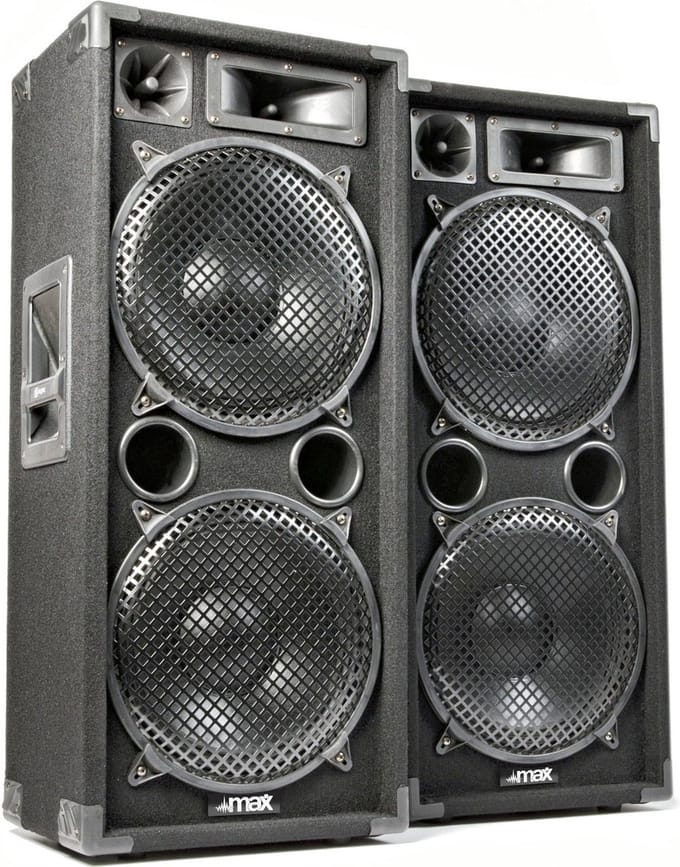 SkyTec MAX212 disco speakerset 2x 12 2800W