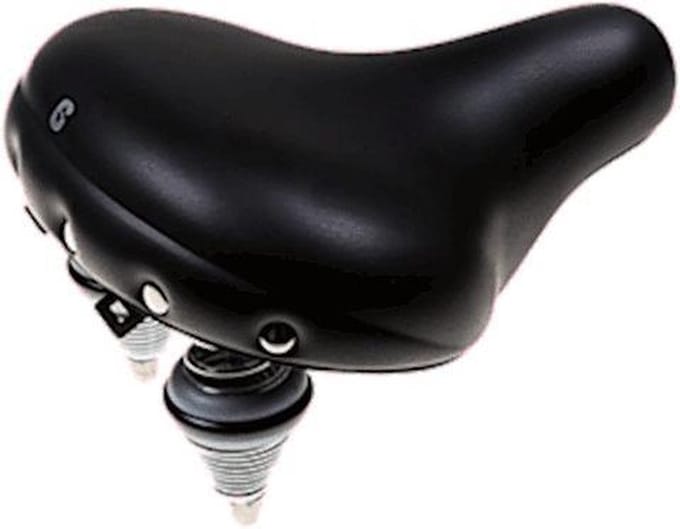 Selle Comfort Zadel Classic Retro Xl 27,7 X 24 Cm Zwart