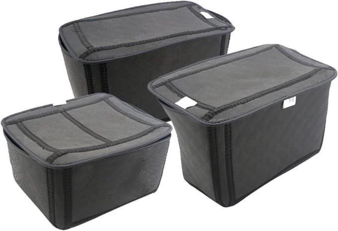 Motorbagage Tas - Zadeltas Box - Motorreizen Opslag - Modulaire Uitbreidbaarheid - One size - Set