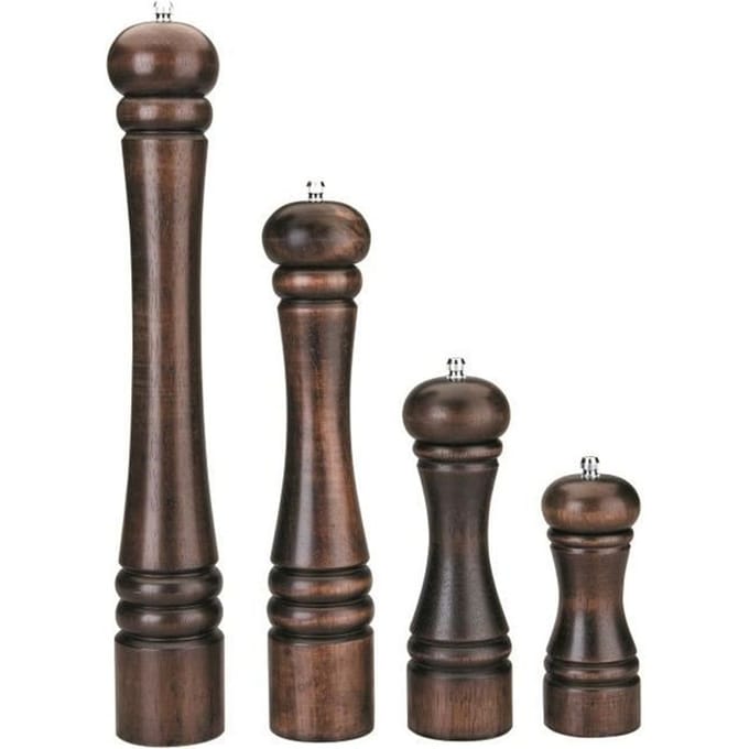 Pepermolen - Ibili - 773421 - Natuurlijk hout - 20 cm - Donkerbruin bruin