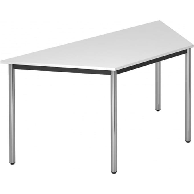 DORAN DRTR C - Wit 160 x 69 met ronde buis / Chroom