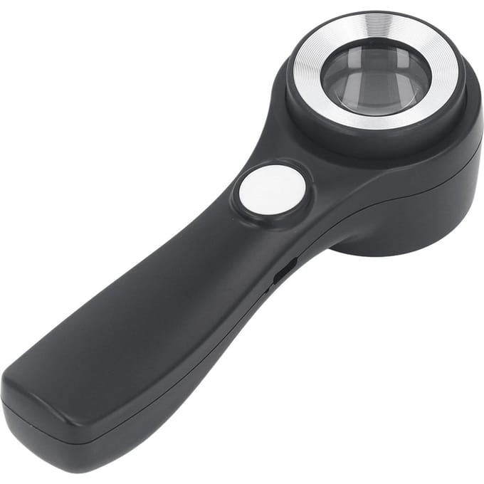 Loupe portative 60X éclairée, rechargeable par USB, LED, pour