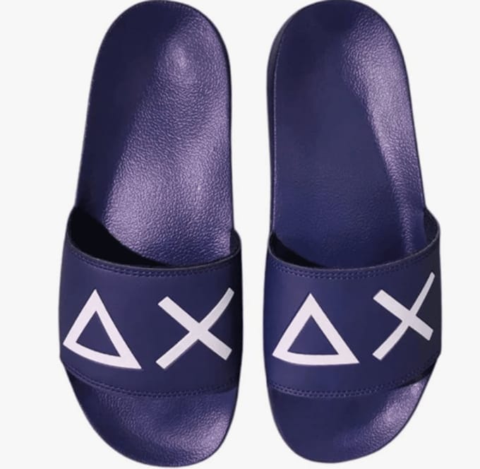 Sun68 Slippers Logo Navy - Maat 42 - Heren