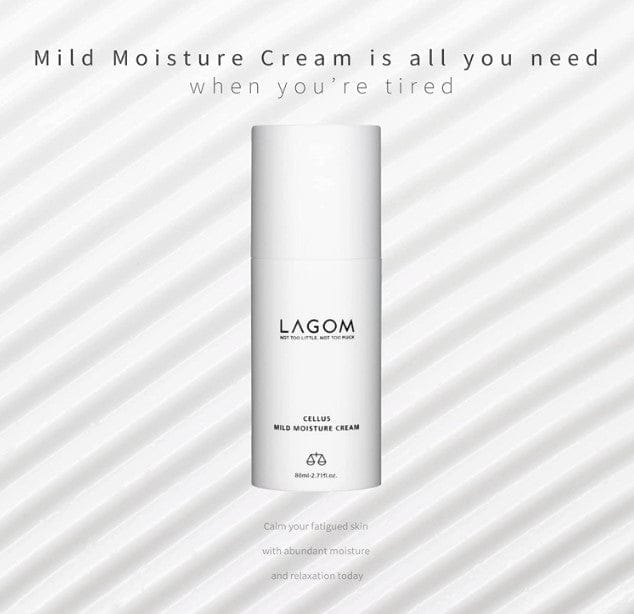[LAGOM] Cellus Crème Hydratante Douce 80 ml white