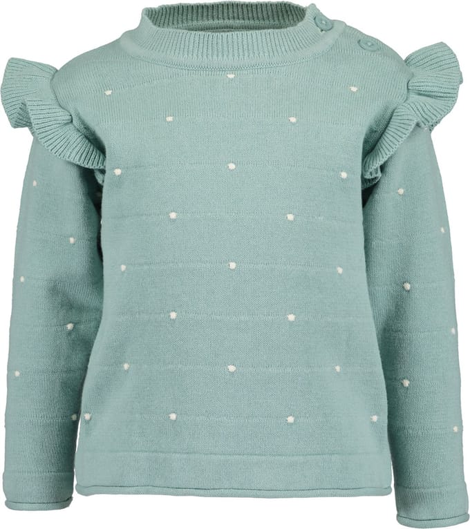 Blue Seven-Meisjes pullover-Groen - Maat 74