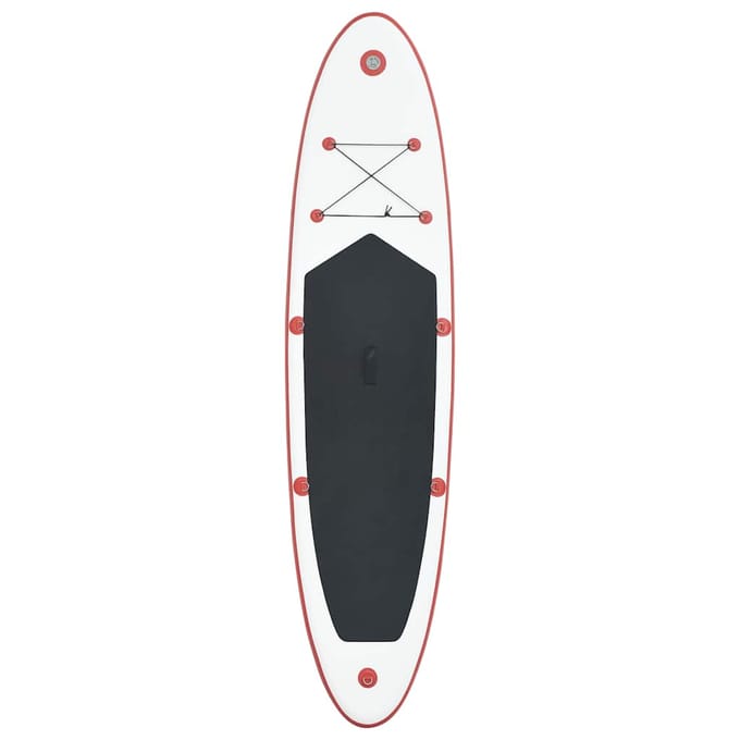 vidaXL Stand Up Paddleboardset opblaasbaar rood en wit