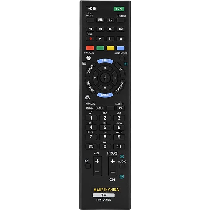 Télécommande de remplacement universelle pour téléviseur LCD black