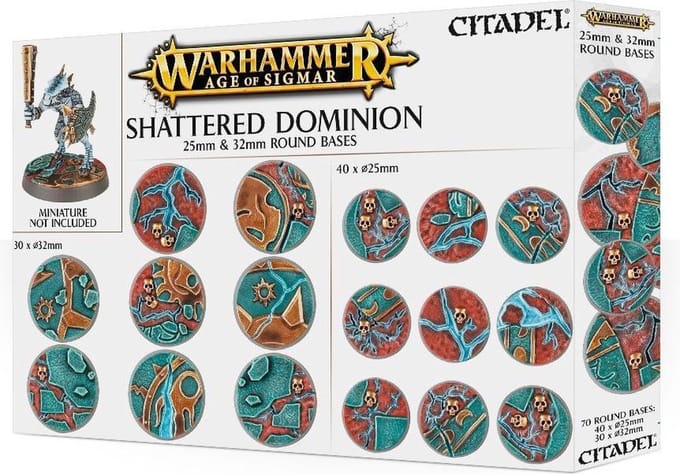 Age of Sigmar: Shattered Dominion: 25 & 32Mm Round