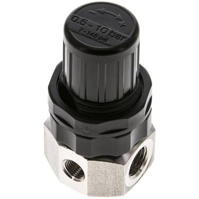 Drukregelaar G1/4'' 320l/min 0.5-10.0bar/7-145psi Roestvrij staal