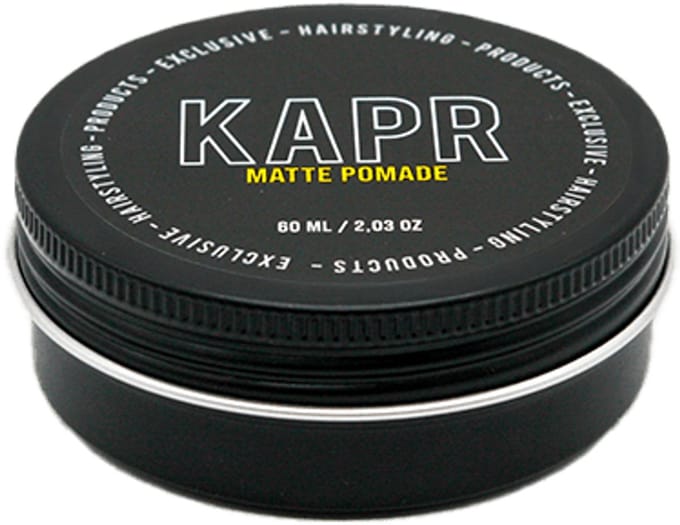 KAPR Matte Pomade 60ml – Haar Pomade Mannen – Matte Finish – Medium Hold – Waterbasis – Reisformaat