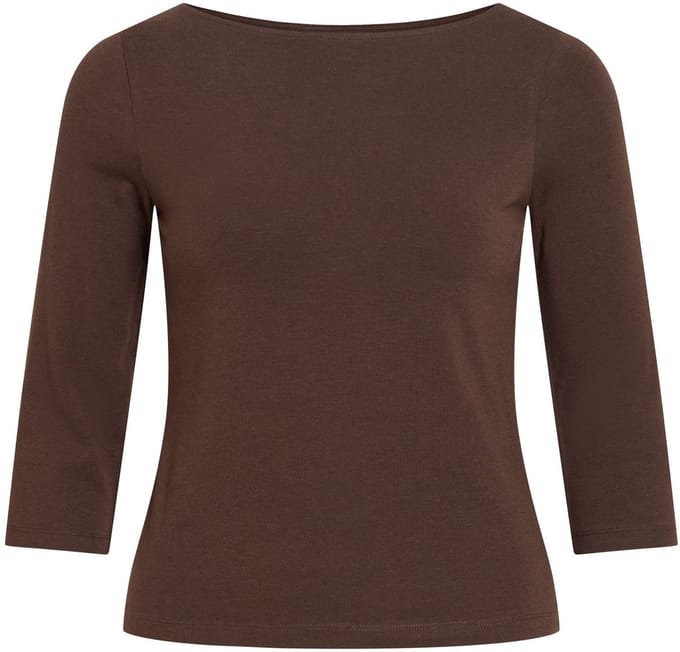 VILA top met 3/4-mouwen VIEMILIE Boothals