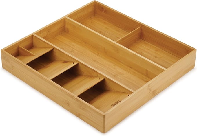 Joseph Joseph - DrawerStore Organizer Keukenlade Bamboe - Siliconen - Bruin