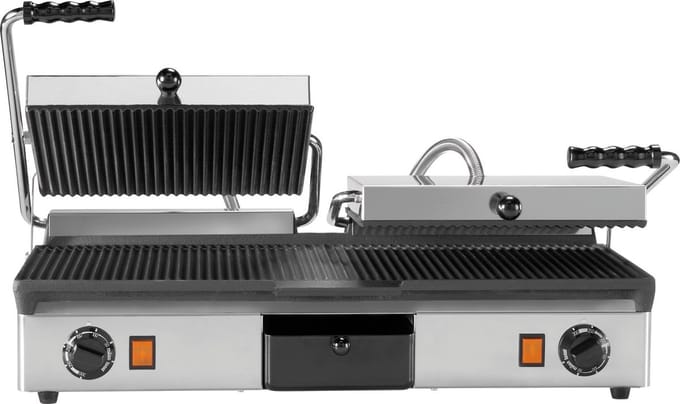 Contactgrill |geribbeld-Geribbeld| - MilanToast 420080 - Horeca & Professioneel