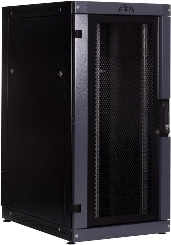 Serverkast - Netwerkkast Rack - IT Infrastructuur - Volledig Gemonteerd - 32 HE - Zwart