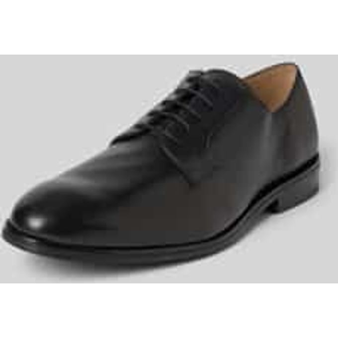 Leren derbyschoenen met vetersluiting, model 'pero kleitos'