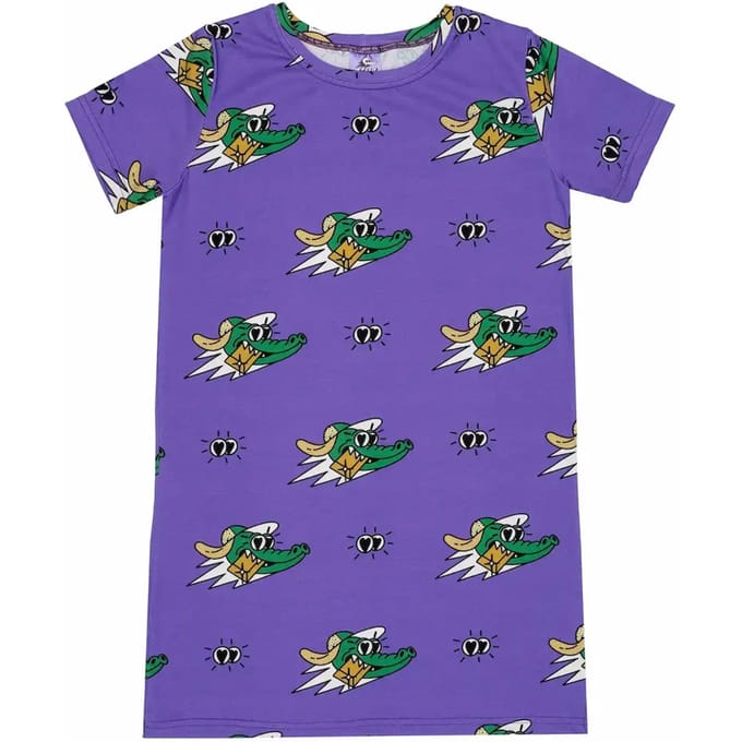 Meisjes t-shirt jurk Raspberry Republic