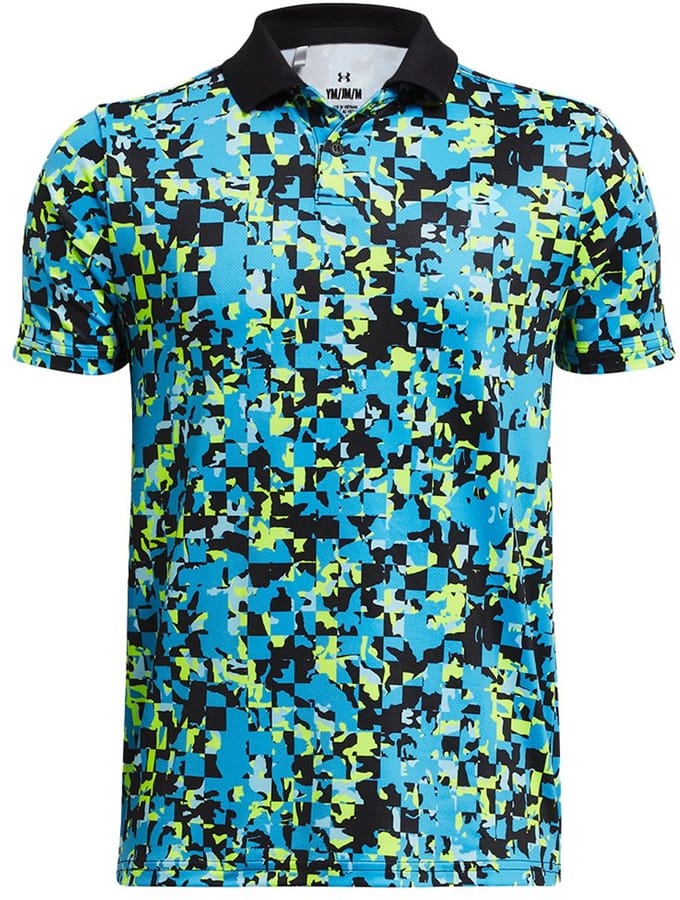 Under Armour Golf Performance Printed Junior Polo Met Korte Mouwen Veelkleurig 14-16 Years Jongens