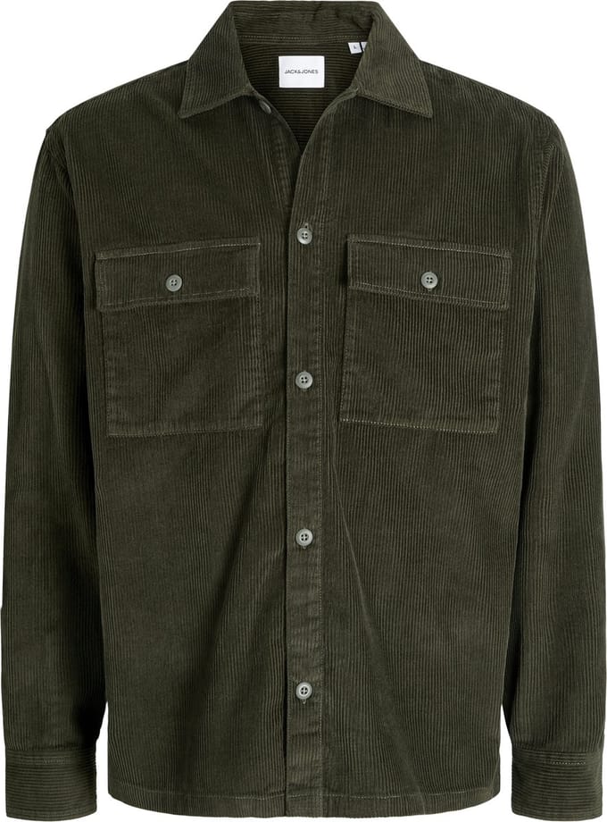 JACK&JONES ESSENTIALS - JJEPERFECT CORDUROY OVERSHIRT LS SN Heren Overhemd