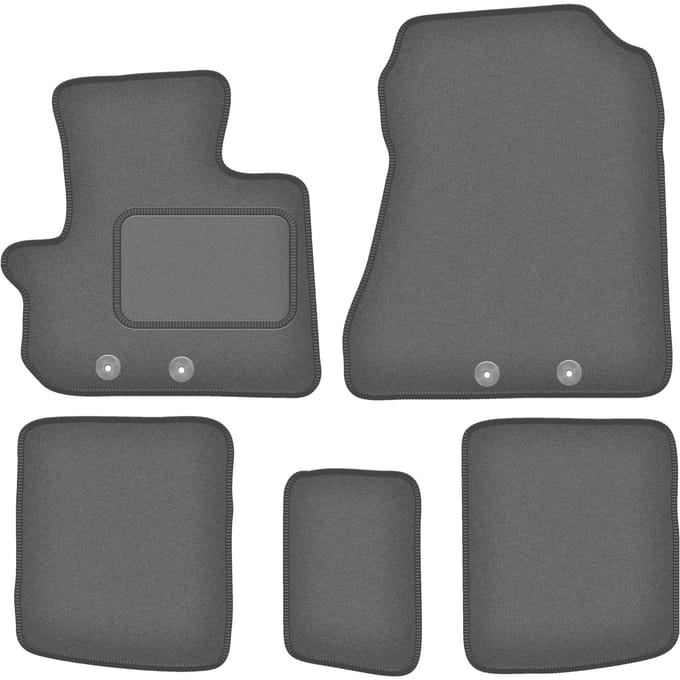 Grafiet automatten voor: Toyota IQ hatchback (2009-)