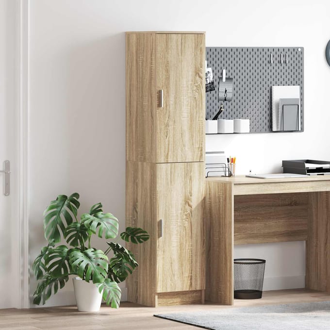 vidaXL - Highboard - Sonoma - Eik - 35 - x - 39 - x - 168 - cm