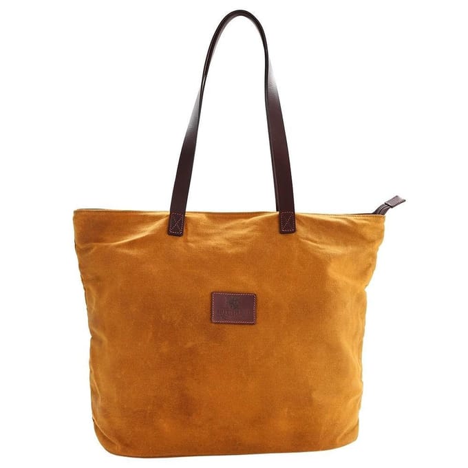 Canvas Shopper Mustard