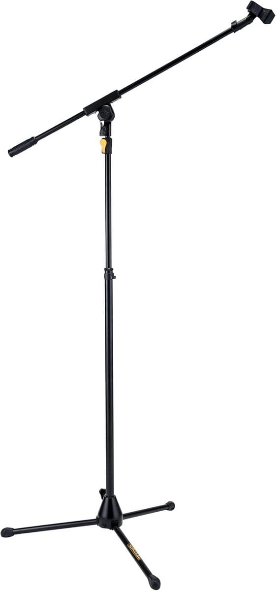 Microfoonstandaard - Galgmicrofoon - Muziek Maken - EZ Grip Verstelling - 168 cm Hoog - Zwart