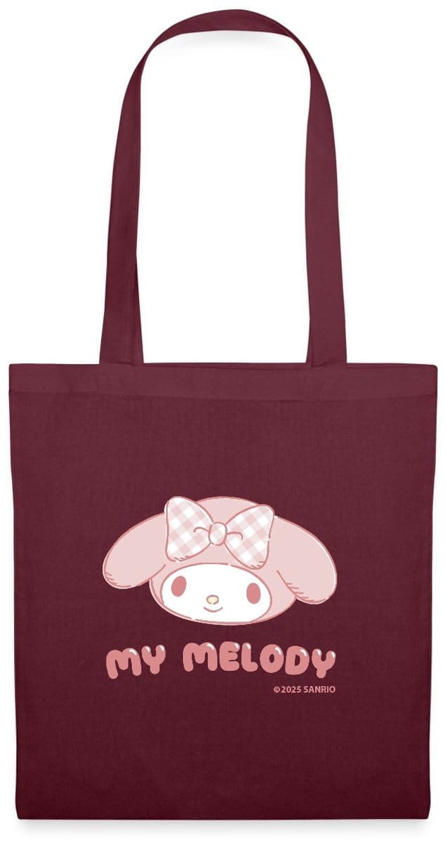 My Melody Portret met tekst Tas Van Stof Schoudertas