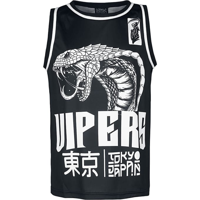 Heartless - Gothic Jersey - Tokyo Vipers - S tot 3XL - zwart