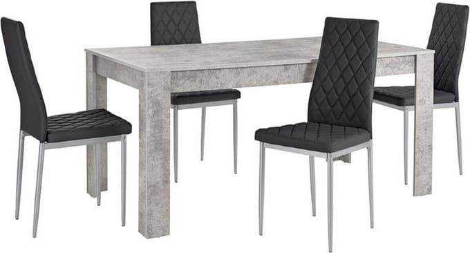 Lynn&Brooke-Eetset - 160 cm - Zwart