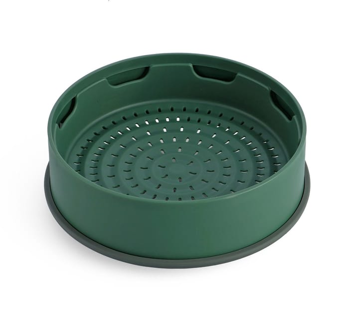 GreenPan Steamy 24cm - Siliconen - Stoommandje - Groen