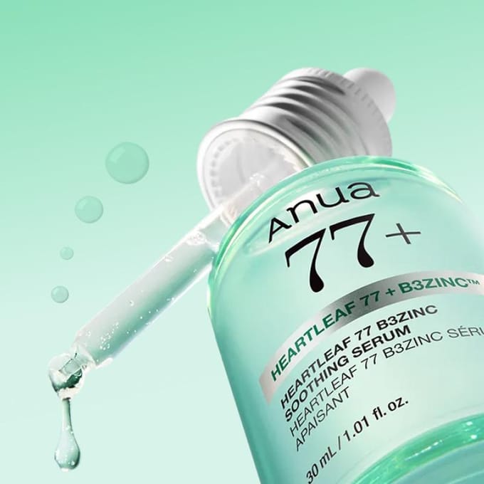 [Anua] Sérum Apaisant Heartleaf 77 B3ZINC 30ml white