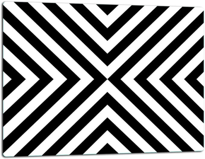 TMK ArtDeko Serie - Glazen Snijplank - 52x40 cm - Inductie