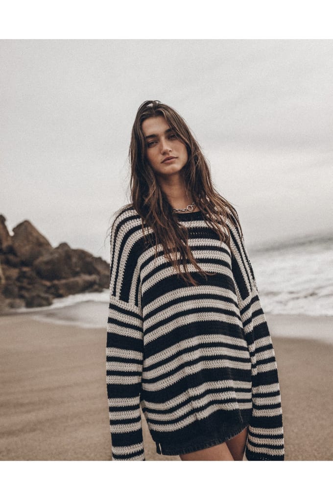 Mikuta The Striped Knitted Sweater Taglia: M | Maglioni a maglia Outlet | Donna