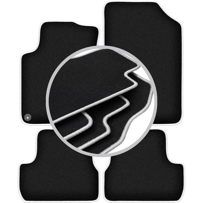 CARLUX-SILVER automatten voor: Citroen DS3 cabrio (2015-)