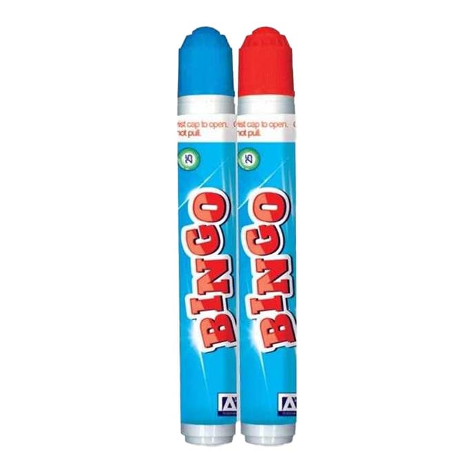IG Design Bingo Dabber (Pak van 2) One Size rood/blauw