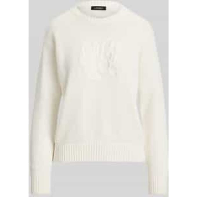 sweatshirt met gestikt logo